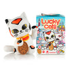 Lucky Cat figurine with packaging on a white background