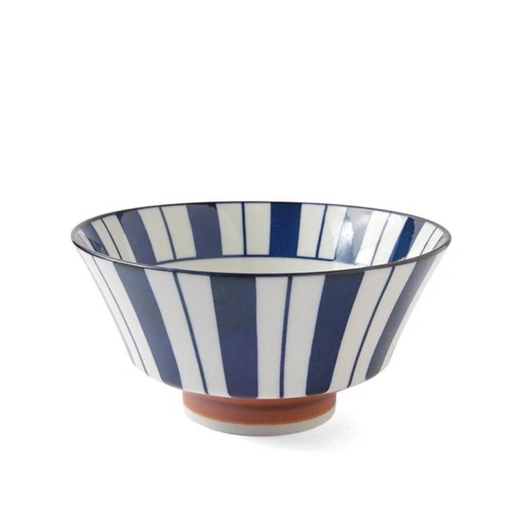 Tokusa Blue and White Bowl - 7 in