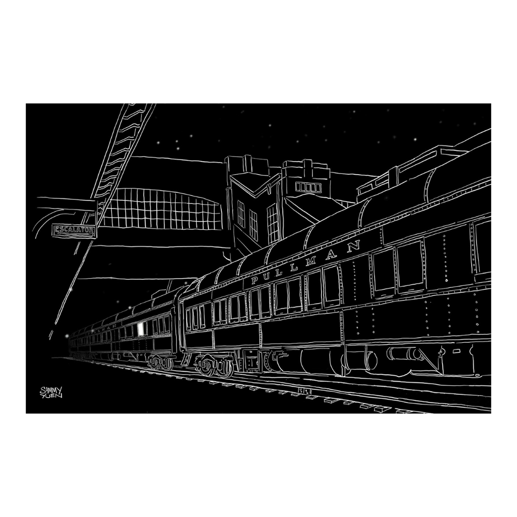 Union Depot of Tulsa, OK and Filipino Pullman Porters (Set)