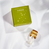 Zodiac Collection Virgo mini stone pack with clear quartz and jasper on a white background