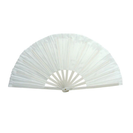 White fan on white background
