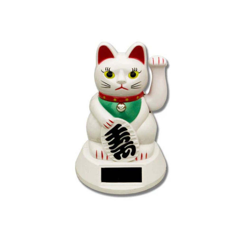 Dual Powered (Solar and Battery) Hand Motion Lucky Cat