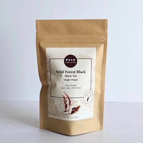 Bag of wild forest black tea