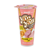 Yan Yan Strawberry Creme cracker stick with dip packaging on a white background