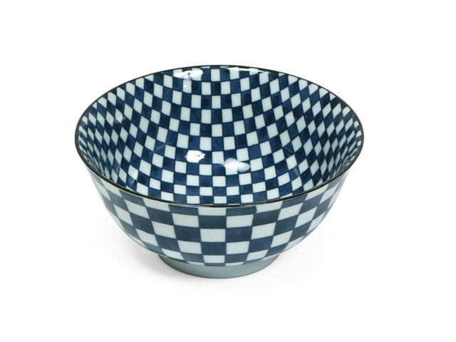 Geo-Pattern Ceramic Bowl