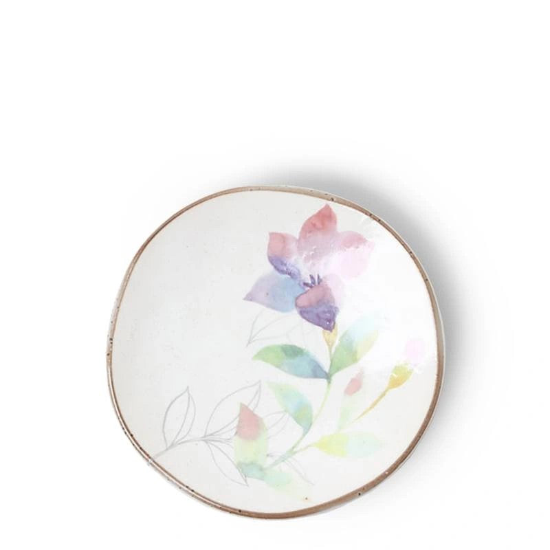 Hana Bloom Purple Iris Plate