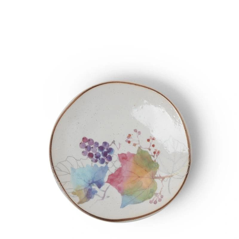 Hana Bloom Grape Leaves Plate