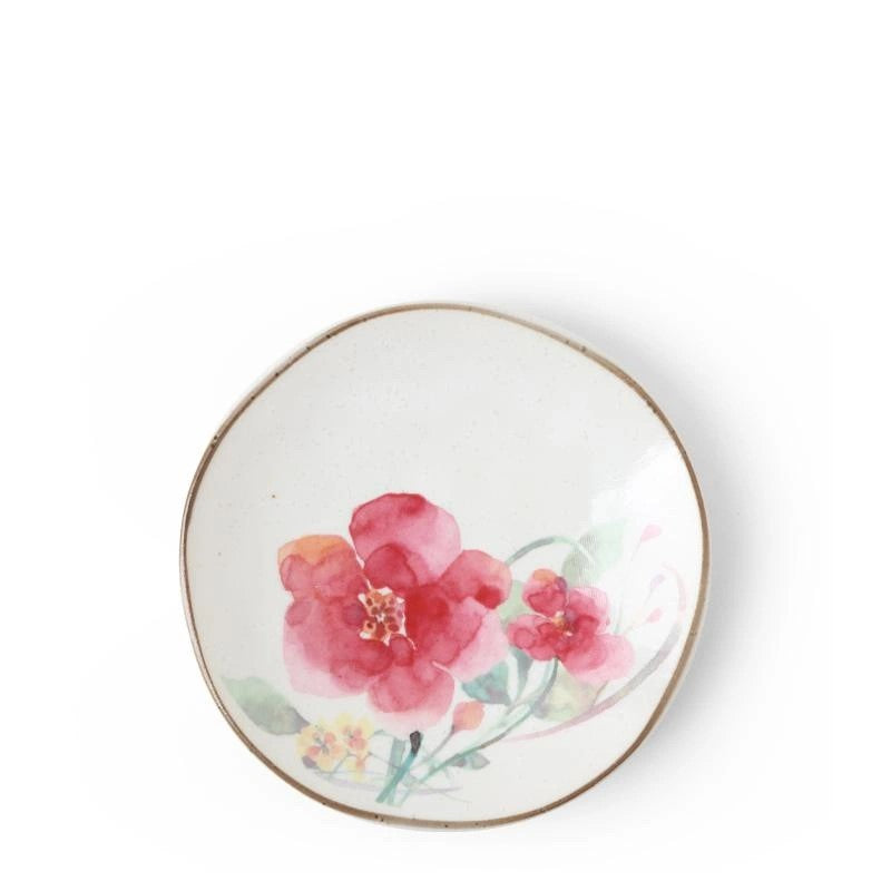 Hana Bloom Red Anemone Plate