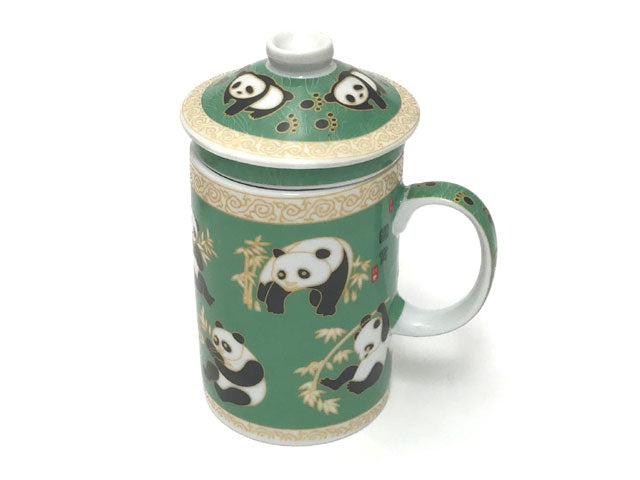 Panda Design Ceramic Mug with Infuser