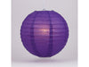 Dark Purple Wire Frame Spherical Paper Lantern