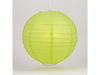 Light Lime Color Wire Frame Spherical Paper Lantern