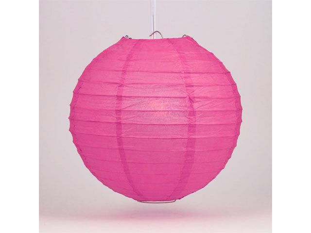 Color Round Paper Lantern (Wire Frame)