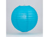 Turquoise Wire Frame Spherical Paper Lantern