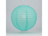Water Blue Wire Frame Spherical Paper Lantern