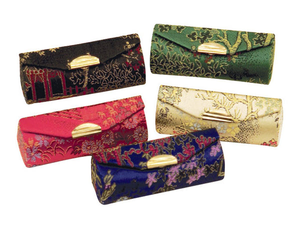 Brocade Lipstick Case in 5 assorted colors