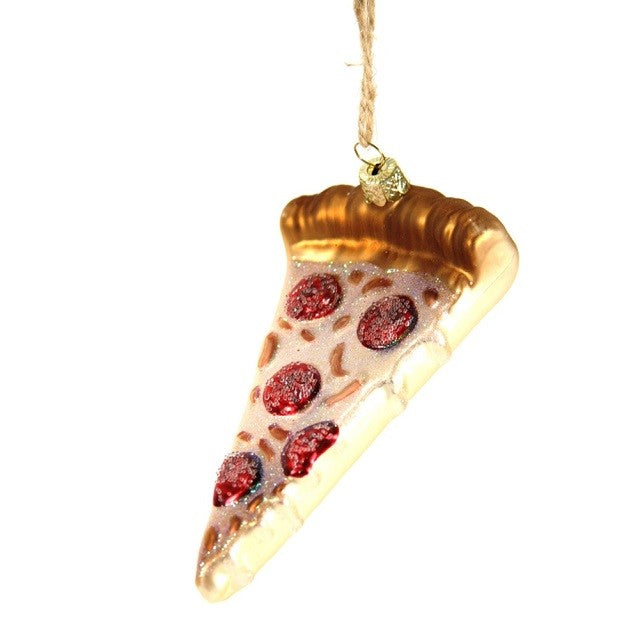 Pizza Glass Ornament