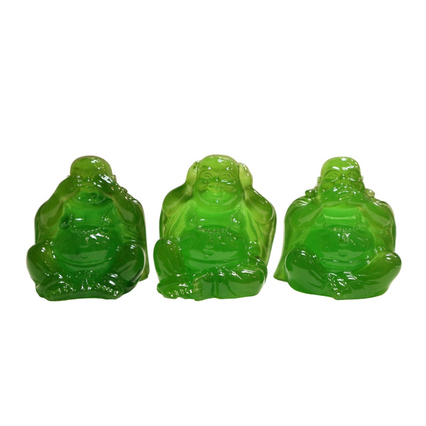 Jade 3 No Evil Buddha Set