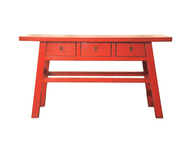 Chinese Style 3-Drawer Console