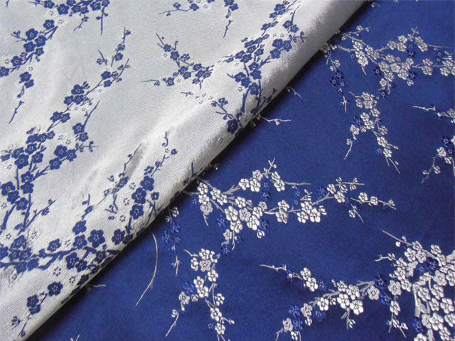 Cherry/Plum Blossom Brocade Fabric