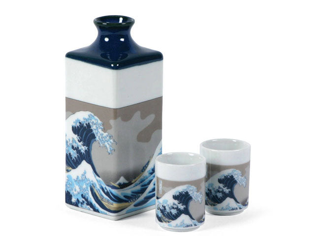 The Great Wave Sake Set