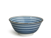 A classic blue and white pattern is refreshed with our new Sendan Colors line!  Microwave, dishwasher safe Made in Japan Ceramic Rice Bowl: 4.5" d x 2.5"h Medium Bowl: 5.75" d x 2.75"h Deep Bowl: 7.5" d x 4"h. Large Bowl: 7.75"d x 2.75" h. Plate: 9.75" d x 1.25"h Sushi Set: Plate - 8.25" x 5.25" x 1"h / Sauce dish - 3.75" diameter x 1.5"h / Chopsticks - 9" long