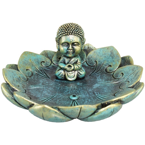 Baby Buddha Lotus Incense Holder