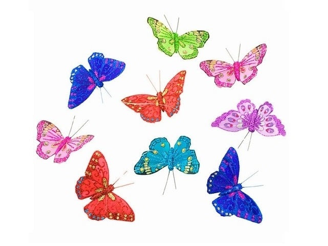 Royal Rainbow Butterfly Garland