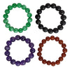 four stone beaded bracelets