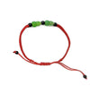 Jade bracelet with red knots