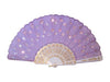 Pretty lavender fan with lavender sequins