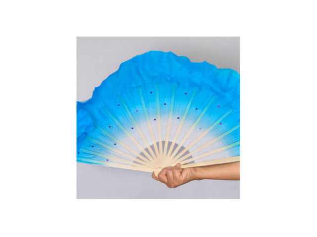 Silk Dancing Fan with Sequins