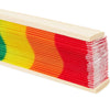 Rainbow bamboo fan folded