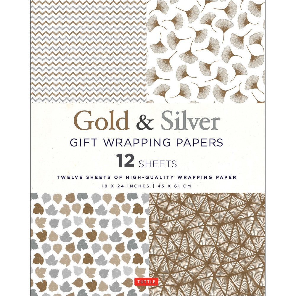 Gold and Silver Gift Wrapping Papers