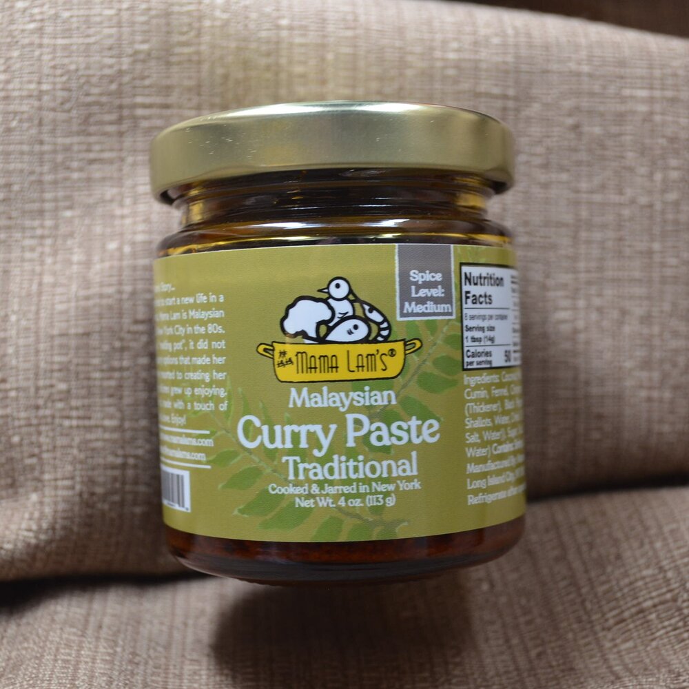 Mama Lam's Malaysian Traditional Curry Paste - Medium