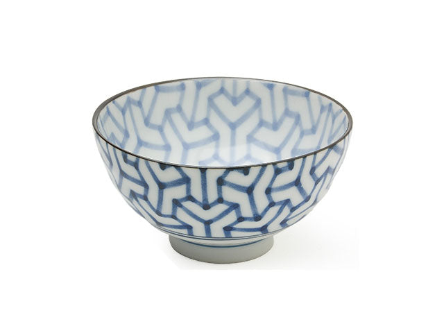 Monyou Geo Design Rice Bowl - 4.25 in.