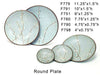 Spring Blossom round plates