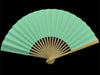 Pretty mint green paper folding fan