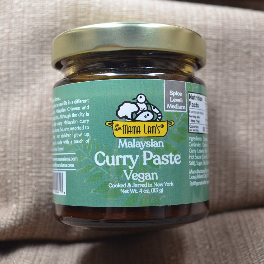 Mama Lam's Malaysian Vegan Curry Paste - Medium