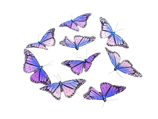 Lavender Butterfly Garland