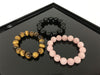 Three stone beaded bracelets